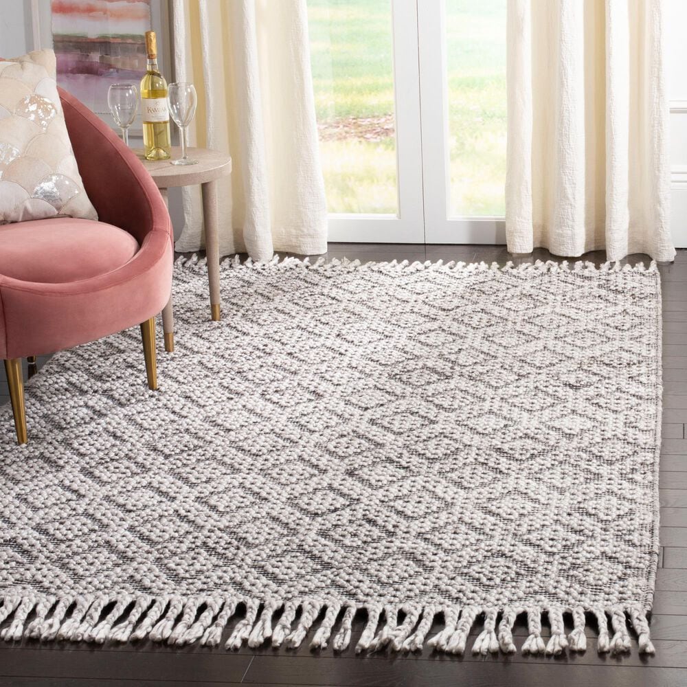 Safavieh Natura NAT314H 5&#39; x 8&#39; Charcoal Area Rug, , large