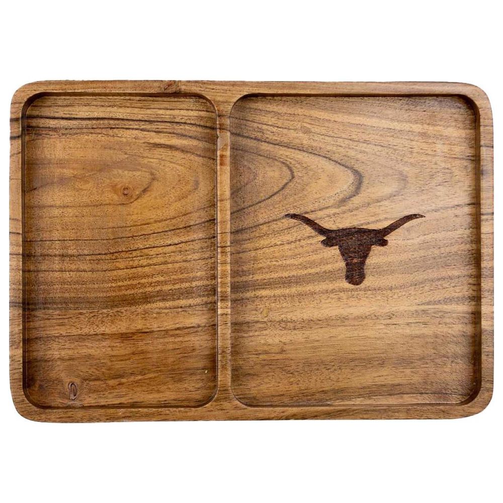 The Royal Standard Longhorn Etched Wood Valet Tray in Natural, , large