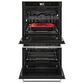 KitchenAid 30" Double Wall Oven in Black Stainless Steel, , large