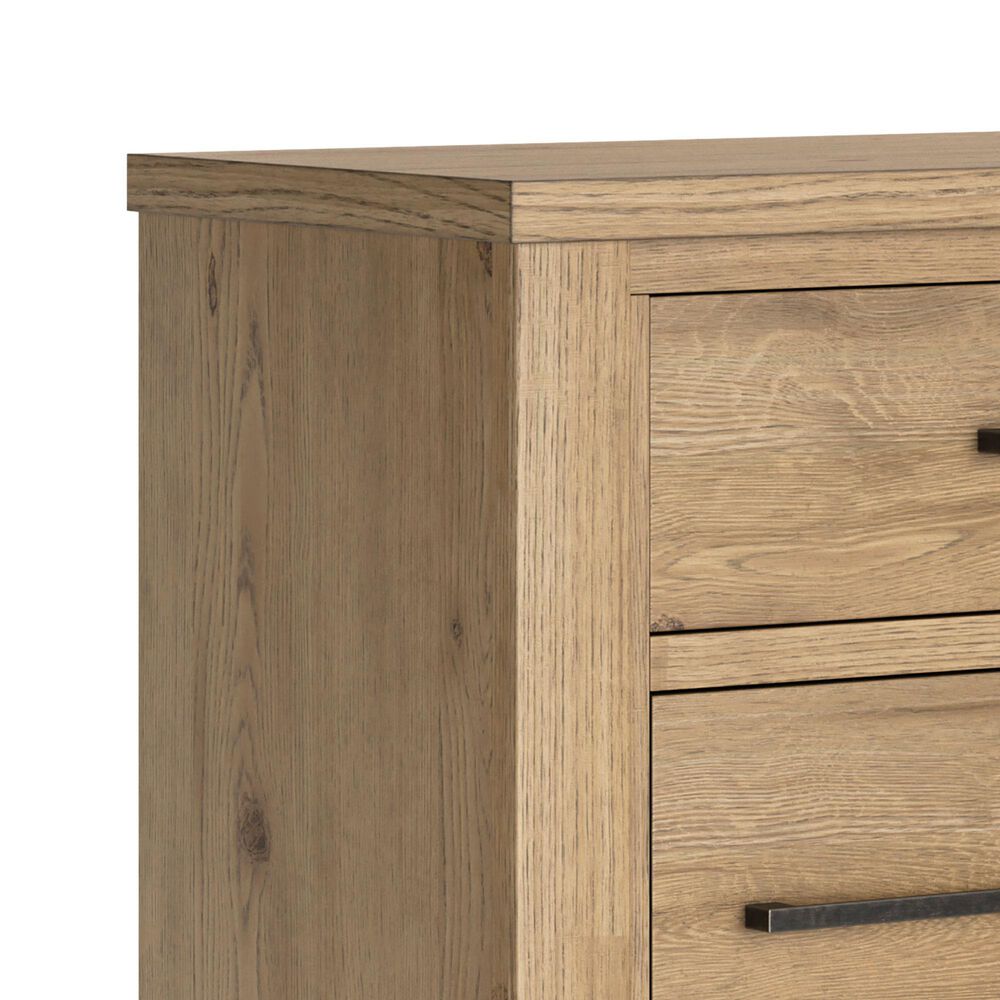 Ashley Galliden Dresser and Mirror in Light Brown, , large