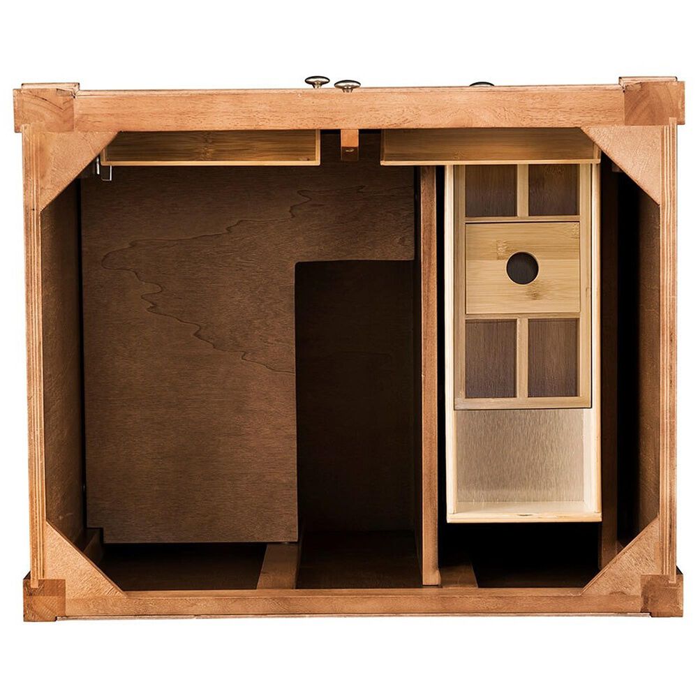James Martin Vanities Brittany 30&quot; Single Bathroom Vanity in Saddle Brown with 3 cm Victorian Silver Quartz Top and Rectangular Sink, , large