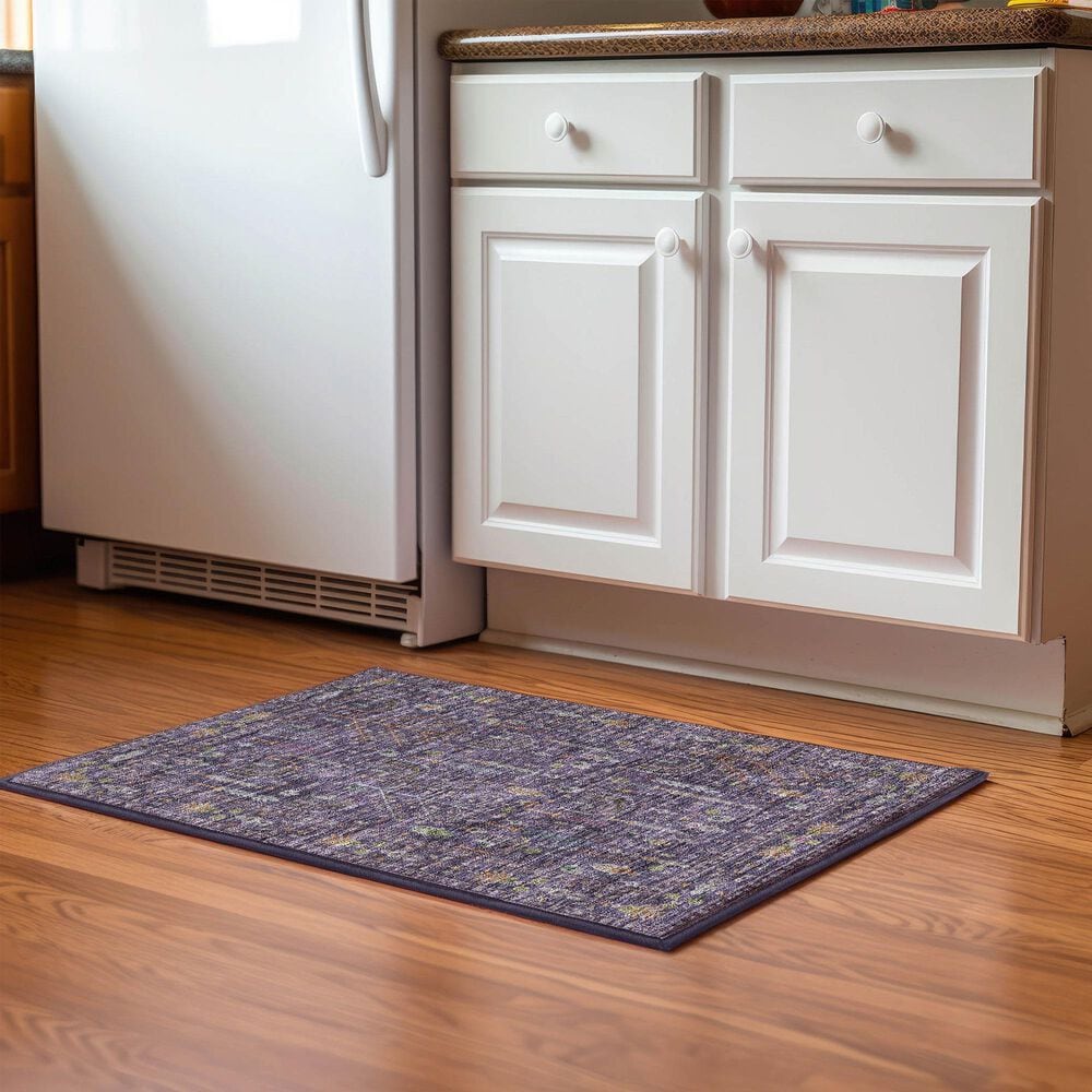 Dalyn Rug Company Hatay HY5 1&#39;8&quot; x 2&#39;6&quot; Eggplant Area Rug, , large