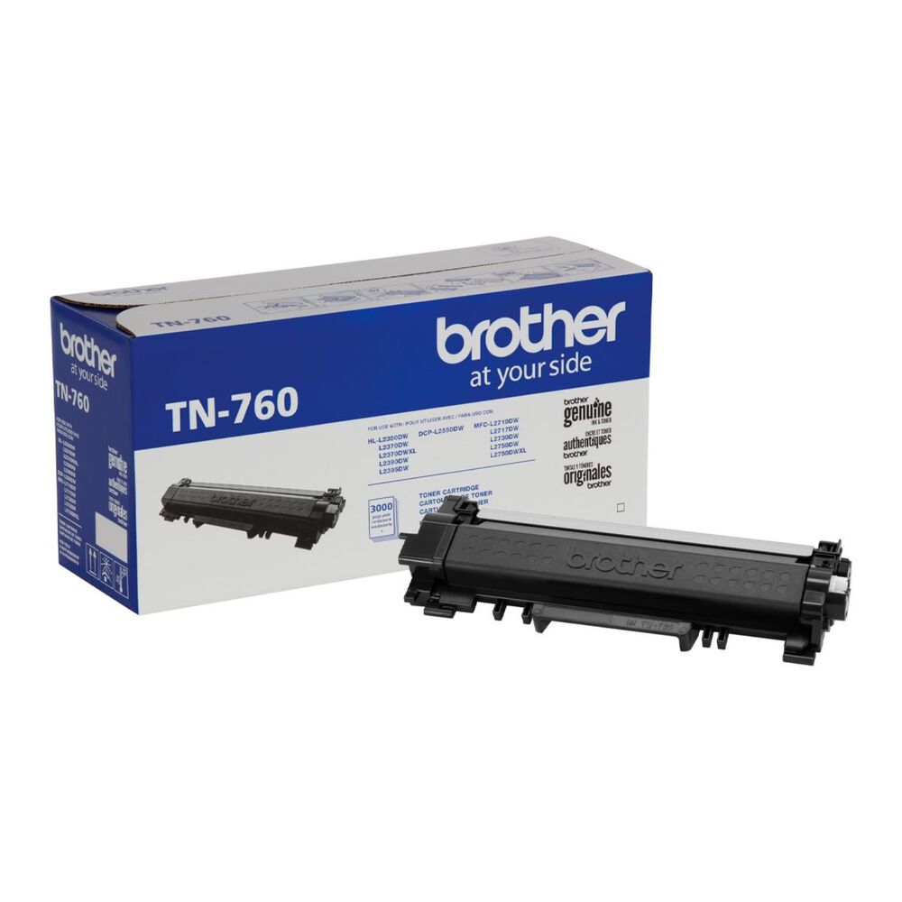 Brother TN760 Genuine High Yield Toner - Black , , large