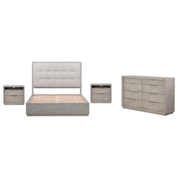 Urban Home Oxford 4-Piece King Bedroom Set in Mineral, , large