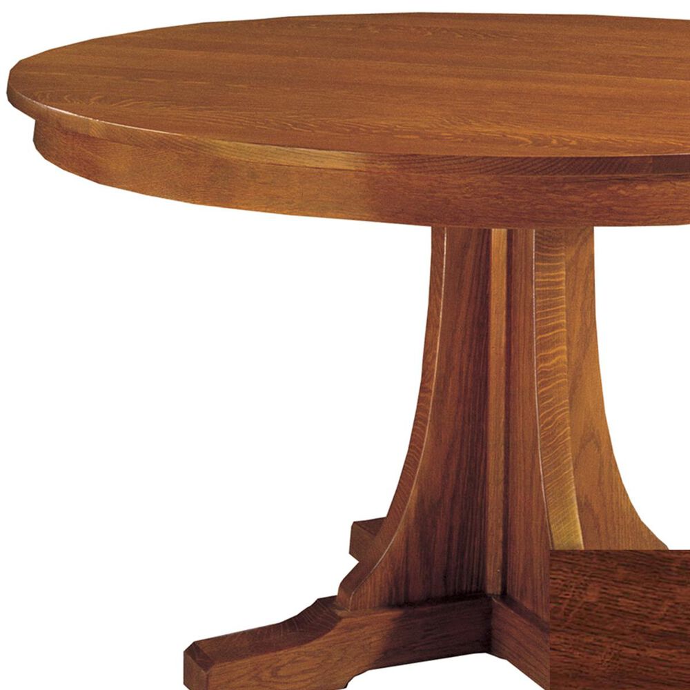 Stickley Furniture Mission Round Dining Table In Manlius Table