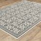 Oriental Weavers Echo Ivory and Blue 3"3" x 5" Area Rug, , large