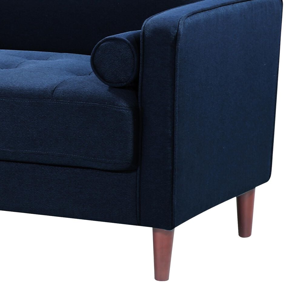 Lifestyle Solutions Langford Accent Chair in Navy Blue, , large