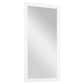 Maple and Jade 65" Wood Rectangular Minimalistic Wall Mirror in Matte White, , large