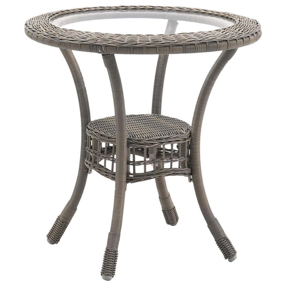 Bolton Furniture Carolina 30" Patio Dining Table in Gray, , large