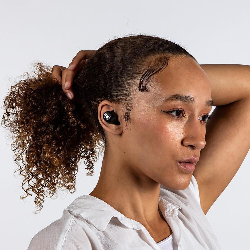 JLab JBuds Air ANC True Wireless Earbuds in Black, , large