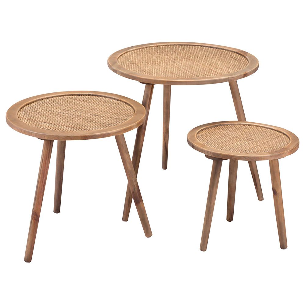 Zuo Modern Paul Accent Tables in Natural (Set of 3), , large