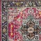 Safavieh Monaco MNC253J-28 2"2" x 8" Fuchsia/Grey Runner, , large