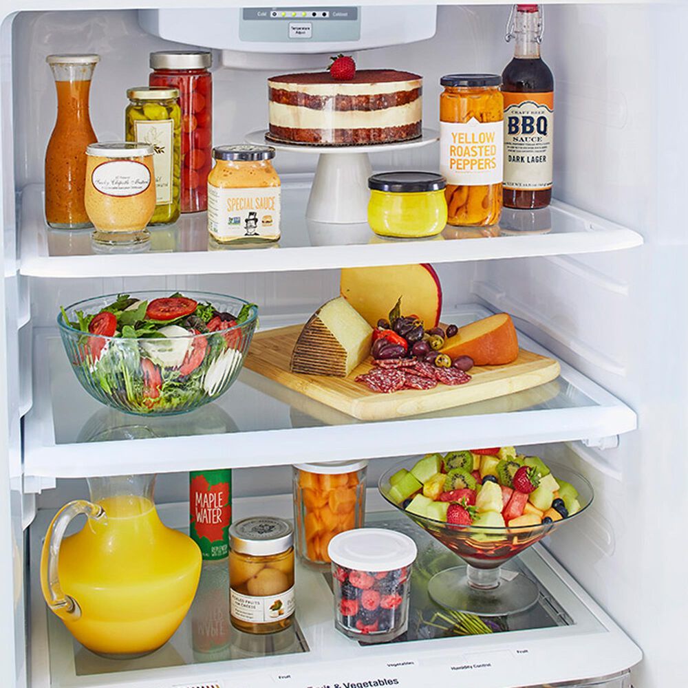 LG 20 Cu. Ft. Top Freezer Refrigerator in Smooth White Nebraska