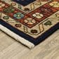 Oriental Weavers Lilihan Oriental 090B6 9"10" x 12"10" Blue Area Rug, , large