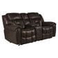 Oxford Furniture Cheers Power Reclining Loveseat in Cowboy Dark Brown, , large
