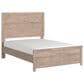 Ashley Senniberg Full Panel Bed in Light Browna and White, , large
