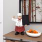 Maple and Jade Polystone Chef Decorative Sign in Black, Red and White, , large