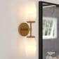 Vaxcel Warren 2-Light Wall Sconce in Brushed Brass, , large