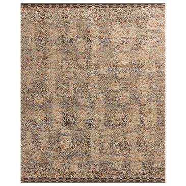 Amber Lewis x Loloi Suki 5"6" x 8"6" Natural and Bark Area Rug, , large