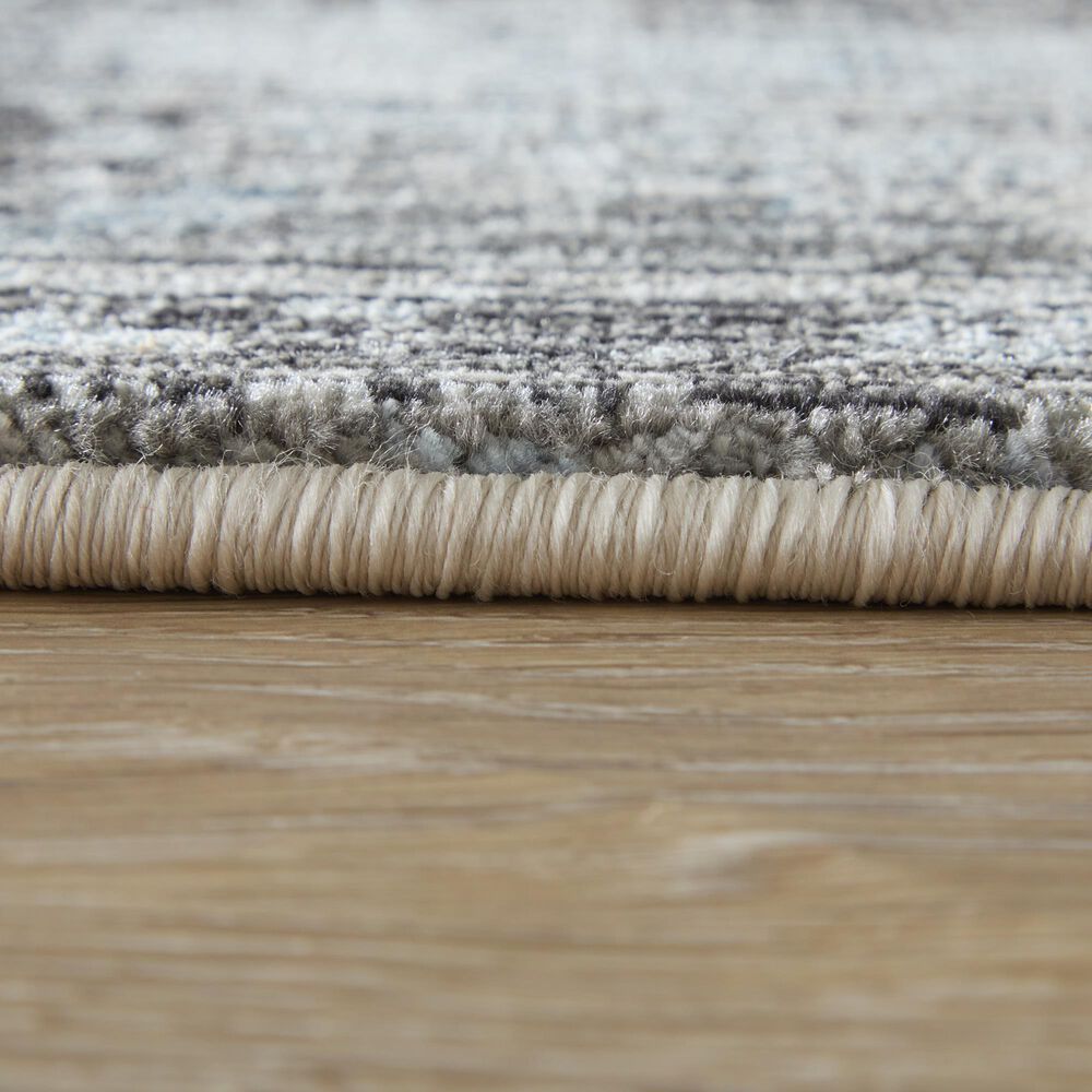 Feizy Sonora Blue and Beige 7'10" x 10'3" Area Rug, , large