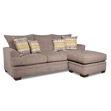 Southaven Right Facing Sofa with Chaise in Perth Pewter, , large