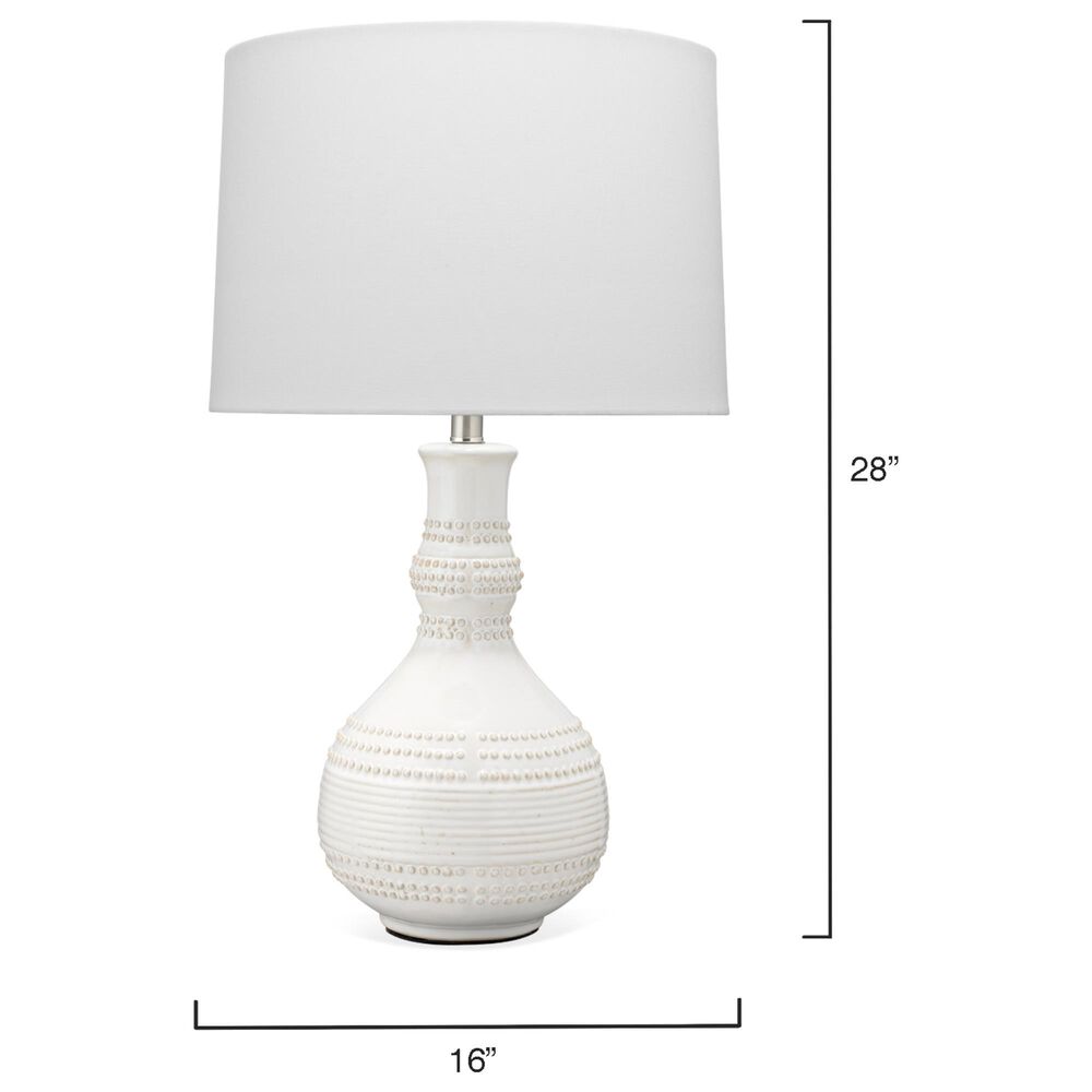 Splendor Living Norchester Table Lamp in White, , large