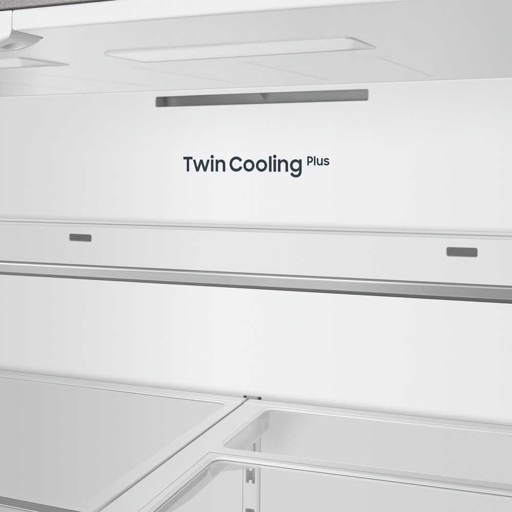 Samsung Bespoke Bespoke 24 Cu. Ft. Counter Depth French Door Refrigerator - Stainless Steel Panels Included, , large