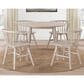 STEVE SILVER Willow 5-Piece Round Dining Set in Sand, , large