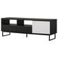 Everly Living Maya 60" TV Stand in Black and White, , large
