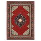 Oriental Weavers Lilihan Medallion 5503M 7"10" x 10"10" Red Area Rug, , large