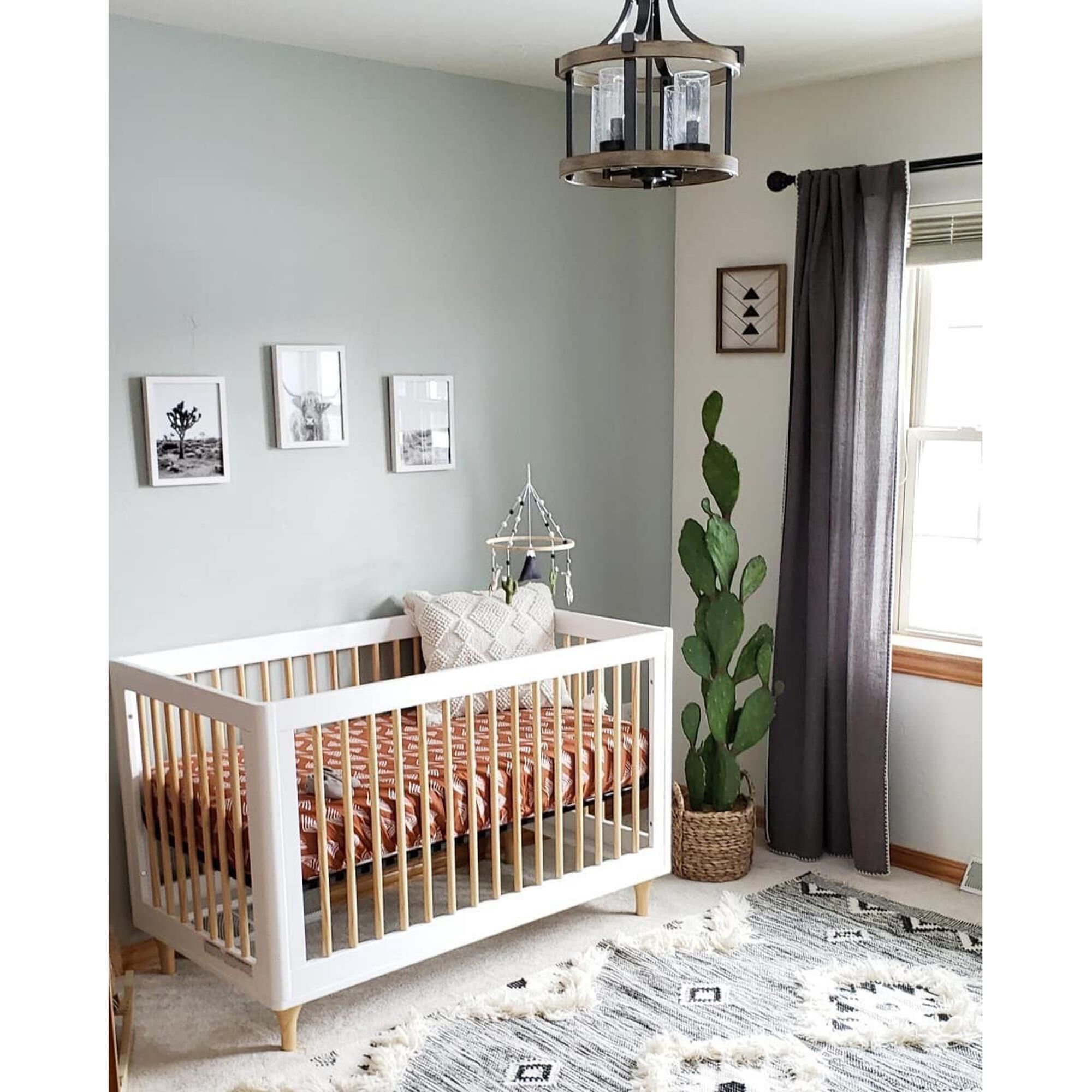 Babyletto Lolly 3 In 1 Convertible Crib in White and Natural NFM