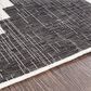 Surya Eagean EAG-2356 Black, Off-White and Charcoal 5"3" x 7"7" Indoor/Outdoor Area Rug, , large