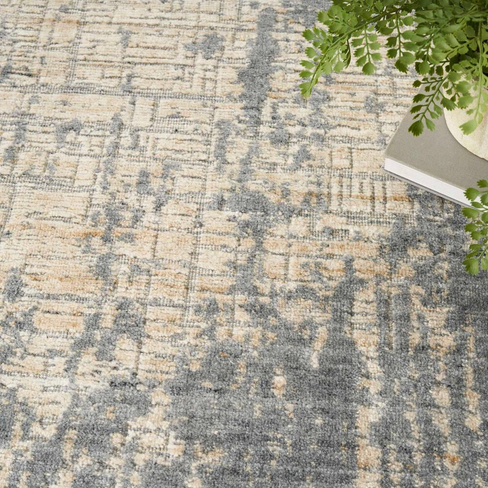 Nourison Harmony 9&#39;9&quot; x 13&#39;9&quot; Slate and Beige Area Rug, , large