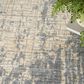 Nourison Harmony 9"9" x 13"9" Slate and Beige Area Rug, , large