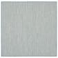 Nourison Courtyard Ivory and Aqua 4" Square Indoor/Outdoor Area Rug, , large