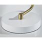 Adesso Oscar Floor Lamp in White and Antique Brass, , large