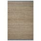 Angela Rose Colton 5" x 7" Natural and Navy Area Rug, , large