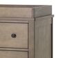 Foundations Worldwide Harmony 3-Drawer Dresser with Changing Table Topper in Dusty Heather, , large