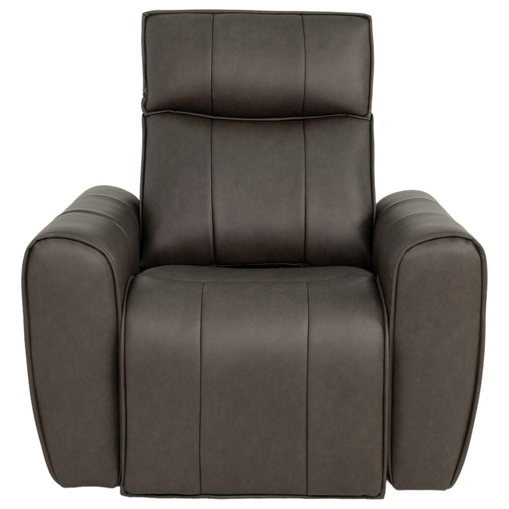 Aurora Furnishings Zero Gravity Power Recliner with Power Headrest in Dallas Espresso, , large
