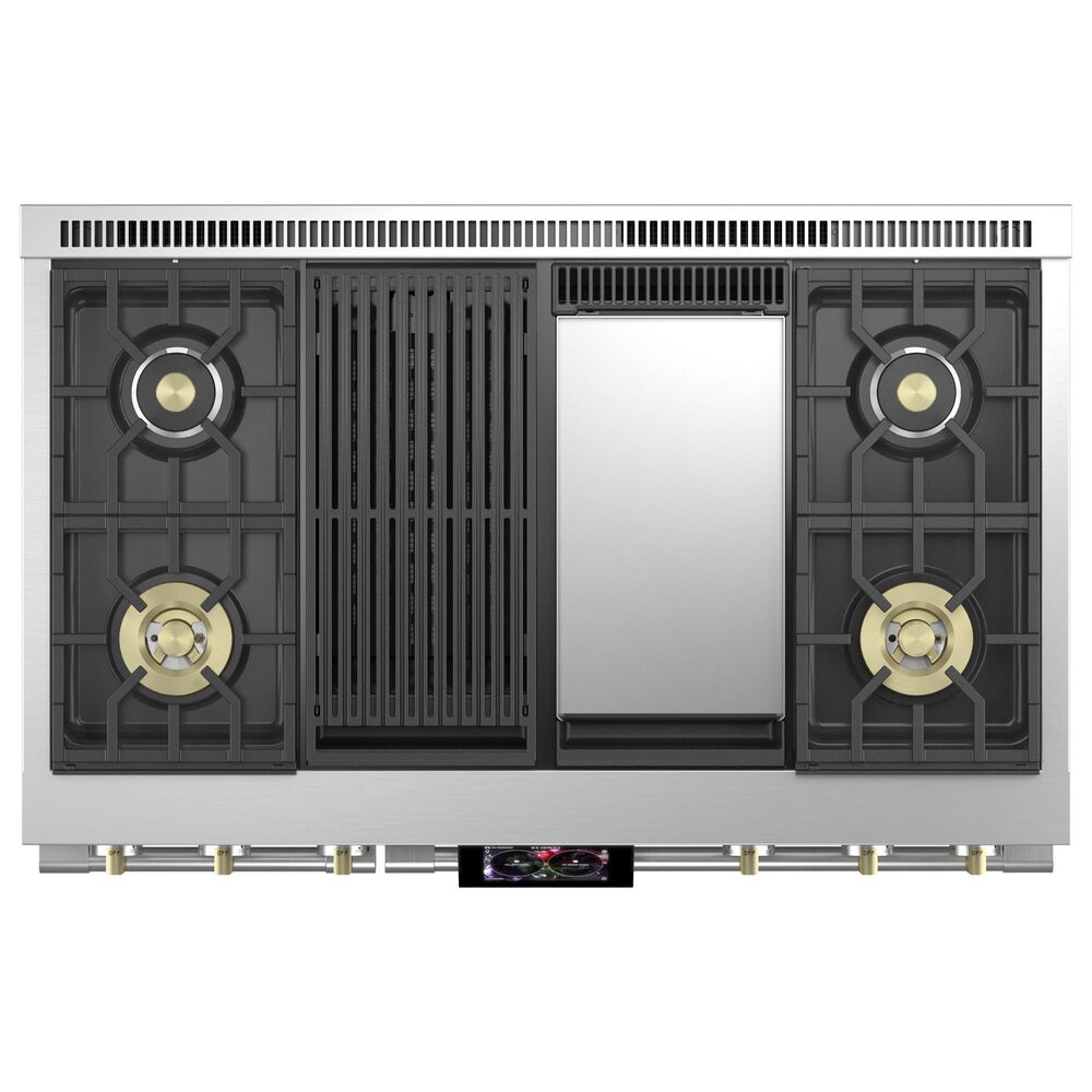 Monogram 48&quot; Dual-Fuel Professional Range with 4 Burners, Grill and Griddle in Stainless Steel, , large