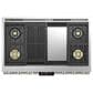 Monogram 48" Dual-Fuel Professional Range with 4 Burners, Grill and Griddle in Stainless Steel, , large