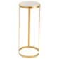 Slatehouse Victoria Drink Table in Gold and White, , large
