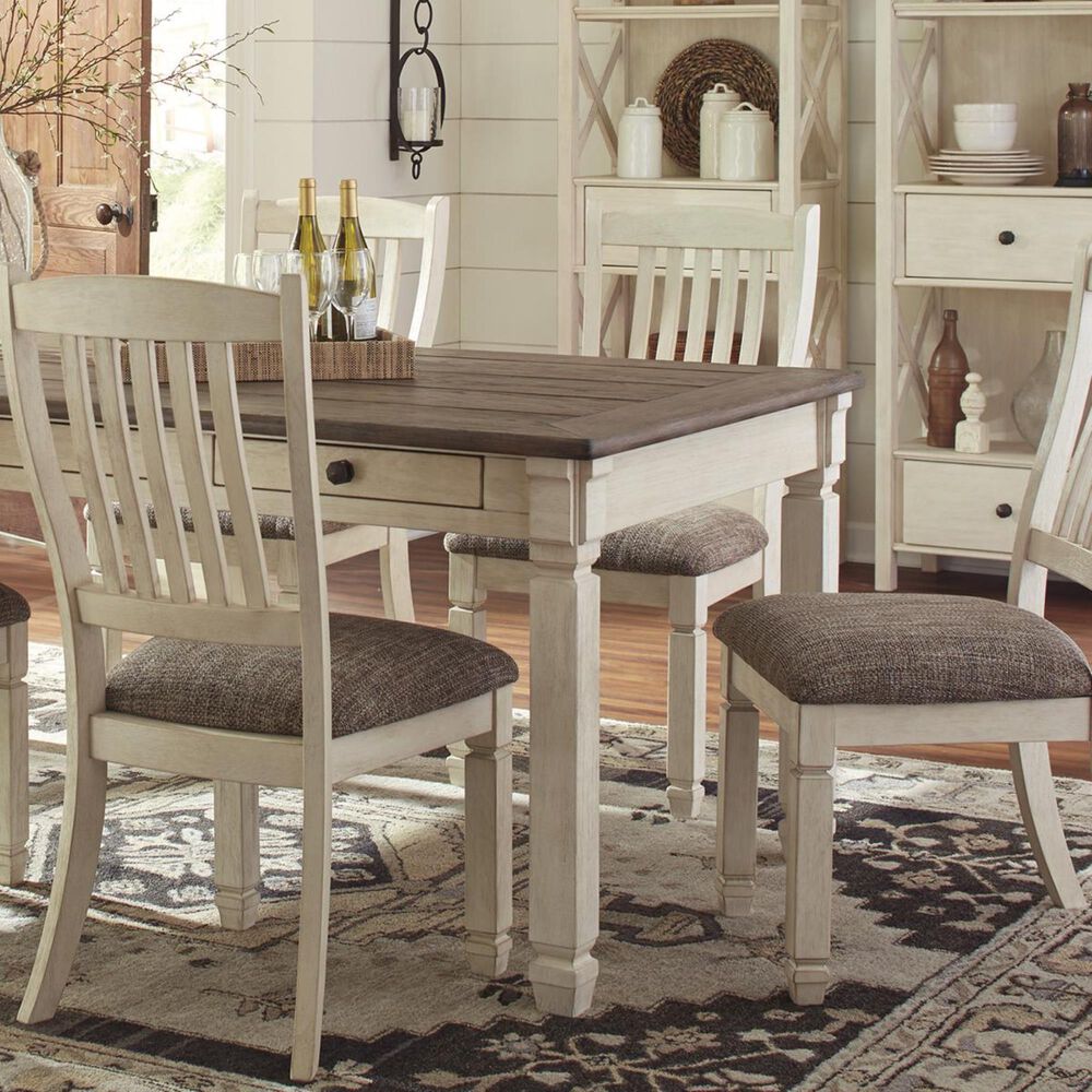 Thermador 24" 4.7 cu. ft. under-counter double drawer refrigerator Signature Design by Ashley Bolanburg 7-Piece Dining Set in Antique