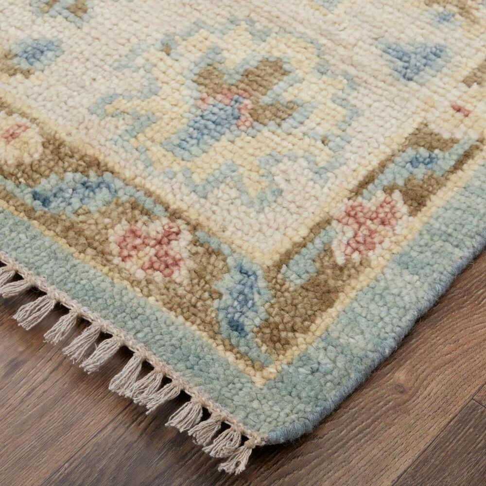 Feizy Fillmore 3&#39; x 5&#39; Blue and Ivory Area Rug, , large