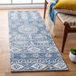 Safavieh Micro-Loop MLP607M 2"3" x 7" Blue and Ivory Runner, , large