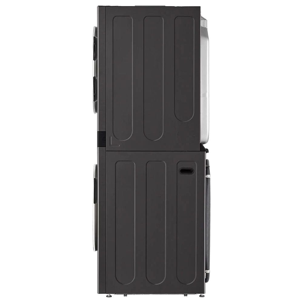 LG WashTower with Center Control 4.5 Cu. Ft. Washer and 7.4 Cu. Ft. Electric Dryer in Black Stainless Steel, , large
