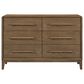 Sterling Timber Elure 4 Piece Full Panel Bedroom Set in Latte, , large