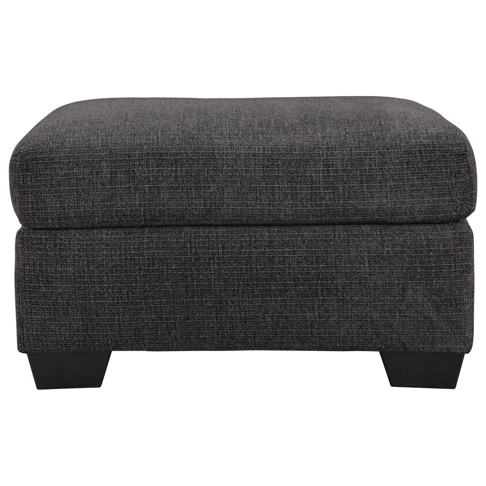 Ashley Loreo Ottoman in Ebony, , large