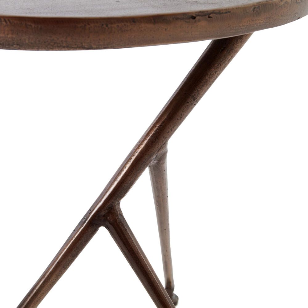Four Hands Schmidt Accent Table in Antique Rust, , large