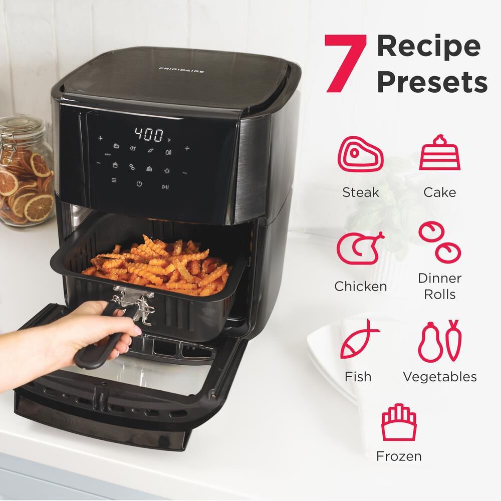 Frigidaire 12.6 Qt. 5-in-1 Air Fryer Combo Oven in Black, , large